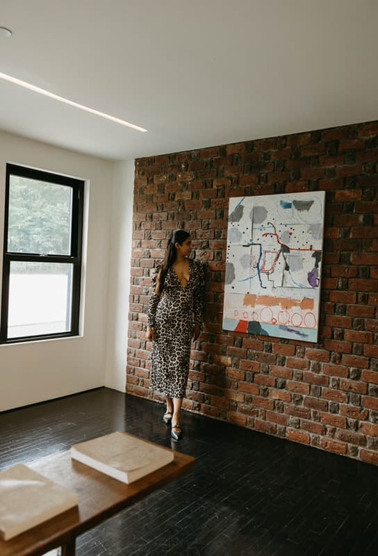 Arushi Kapoor considering art in an interior